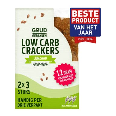 Low carb crackers