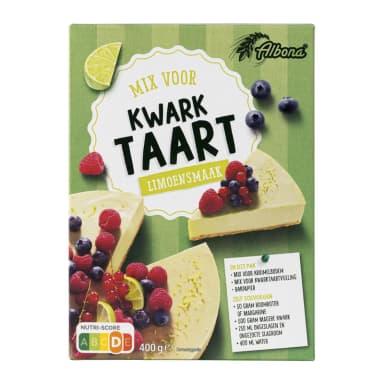 Mix voor kwarktaart limoensmaak