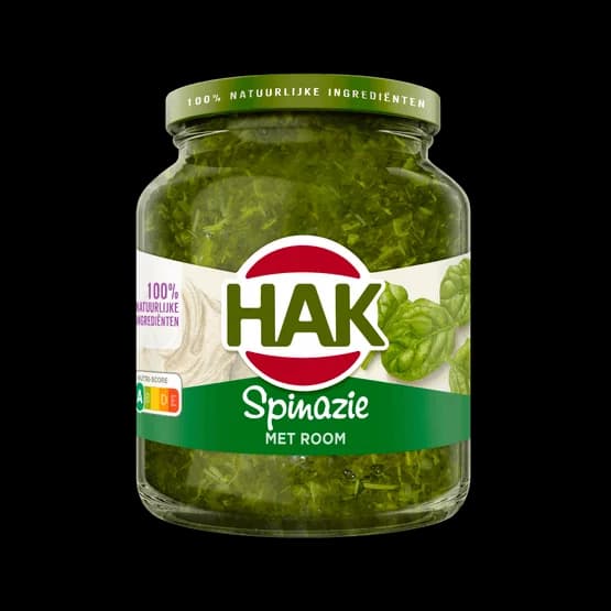 Hak Spinazie met room