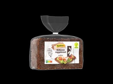 Volkoren roggebrood gesneden