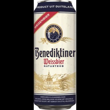 Benediktiner - Weissbier Naturtrüb - Blik - 500ML